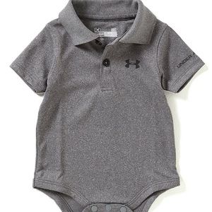 Under Armour Polo Bodysuit in Grey